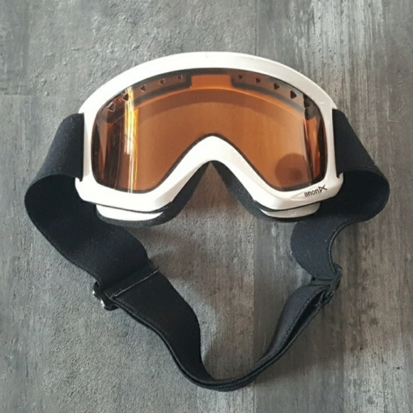 White Orange Lens Anon Snowboard Goggle White Orange Lens Anon Snowboard Goggle